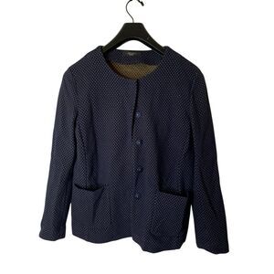 Weekend MaxMara jacket button front cotton blend women's size medium